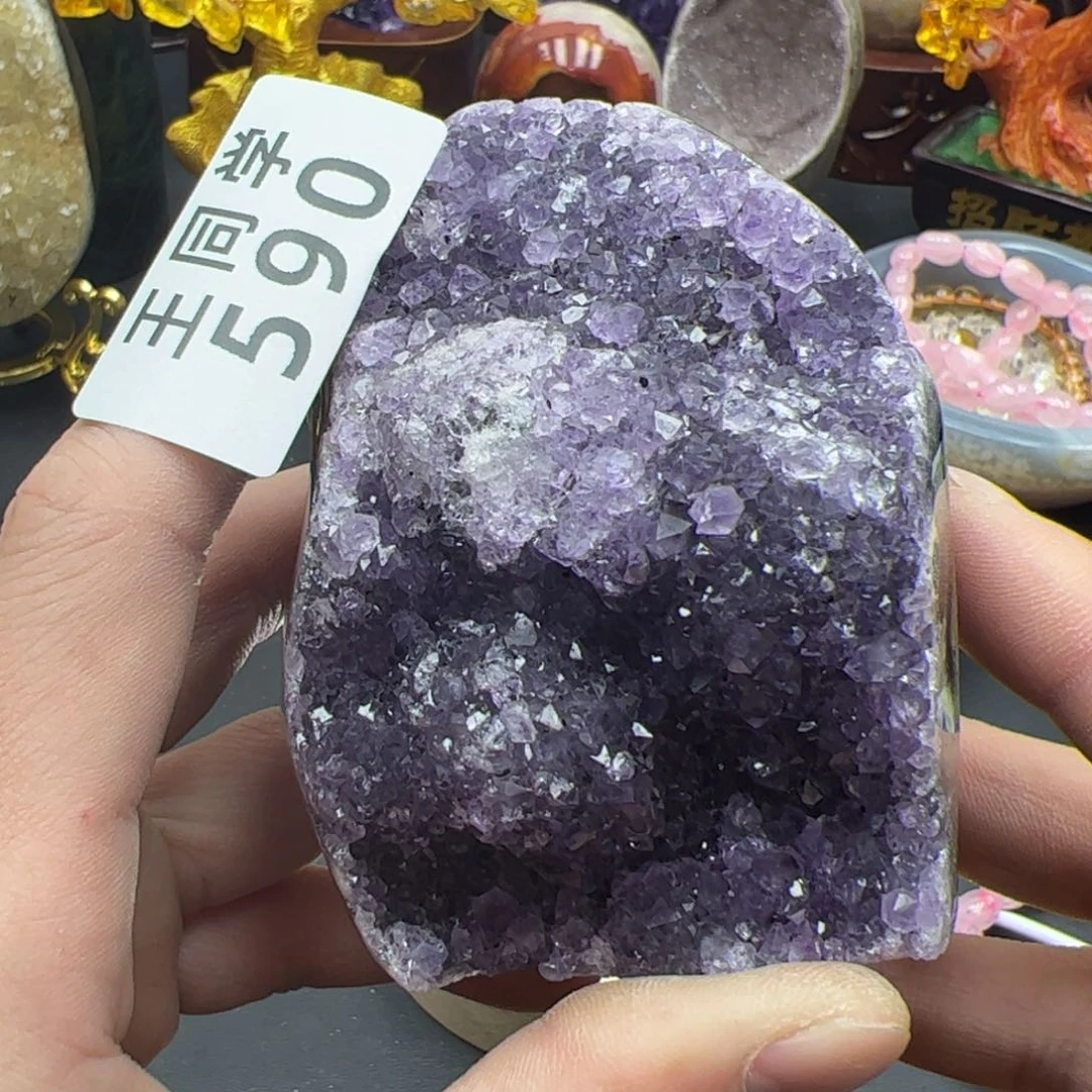 紫晶水晶摆件未镶嵌590