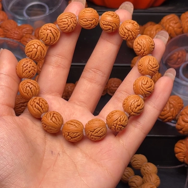 桃核吊坠龙纹桃核13