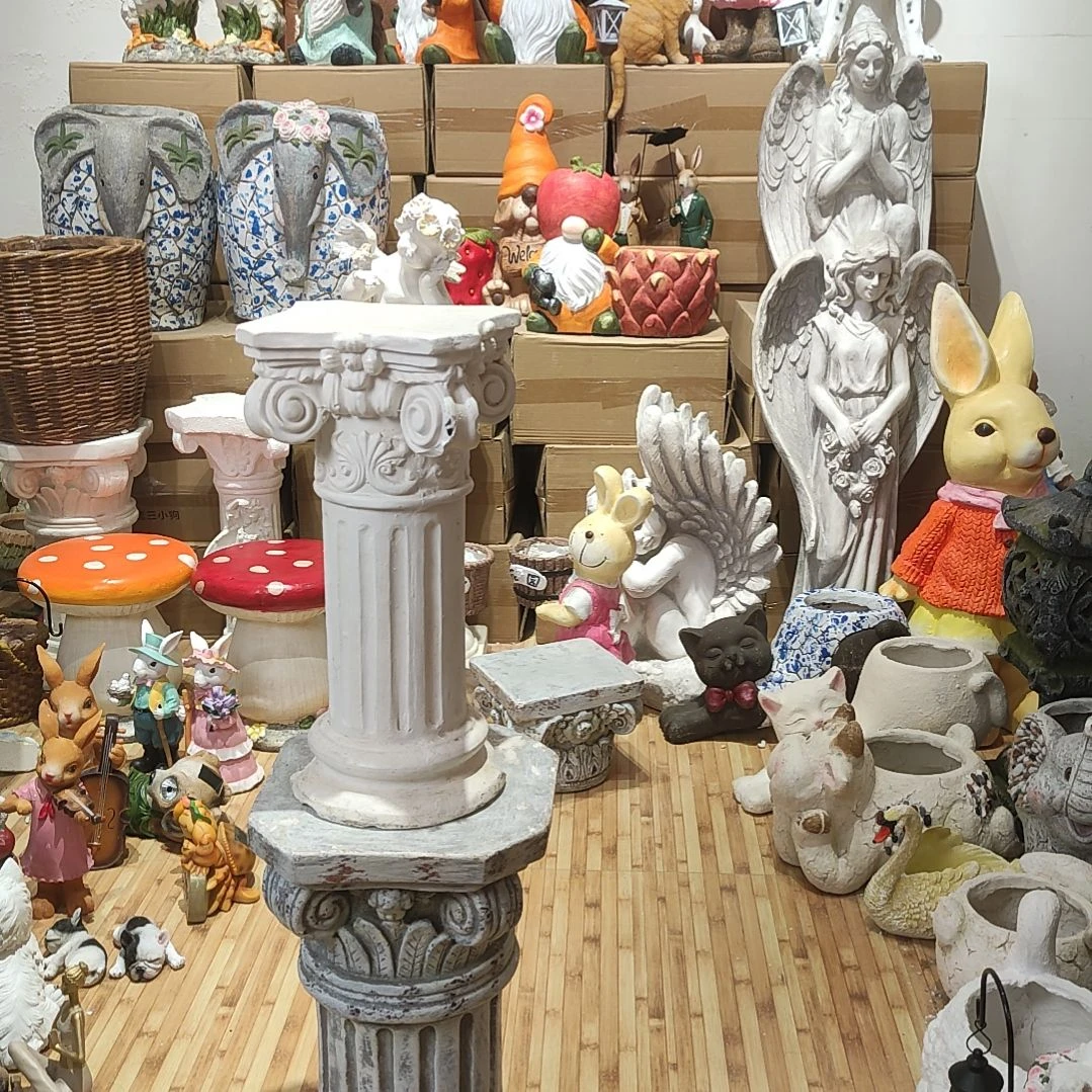 合成树脂氧化镁18罗马柱摆件