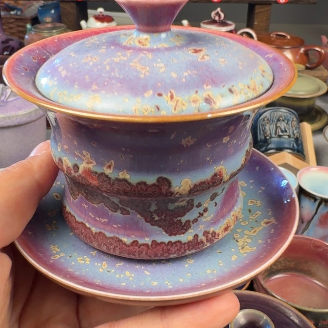 瓷片钧瓷单杯钧瓷单杯钧瓷单杯