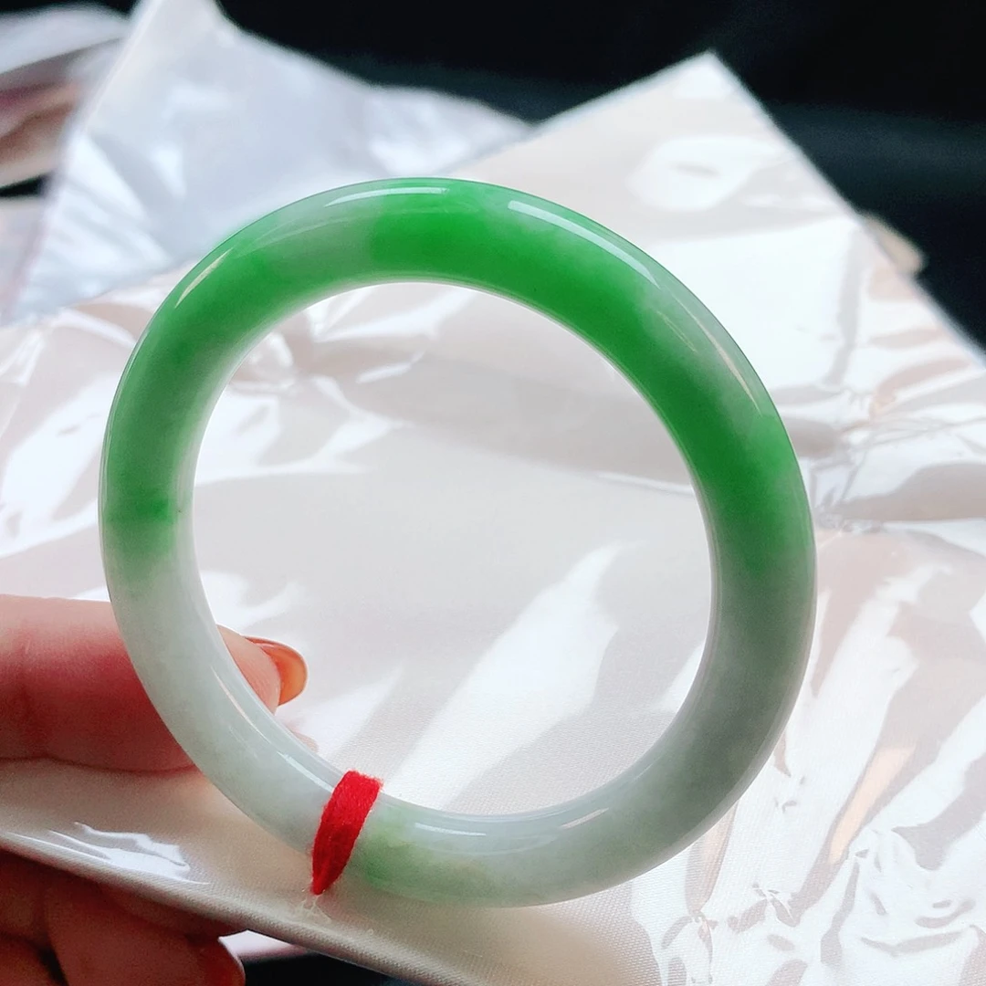 未镶嵌手镯翡翠圆条2662
