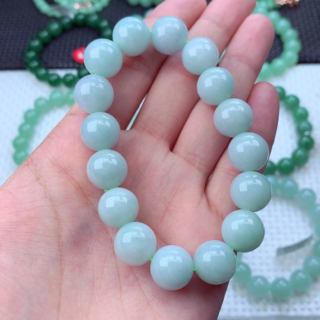 翡翠未镶嵌毛衣链