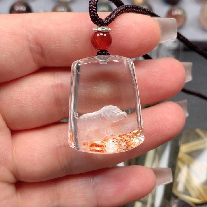 未镶嵌颈饰水晶L*水晶