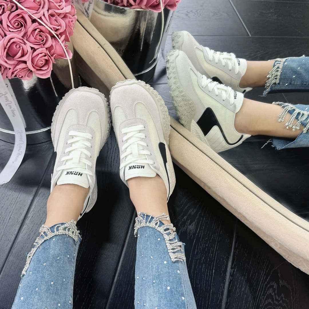 【现货现发】增高6cm网面鞋厚底夏季透气时尚休闲鞋女鞋潮流女士鞋