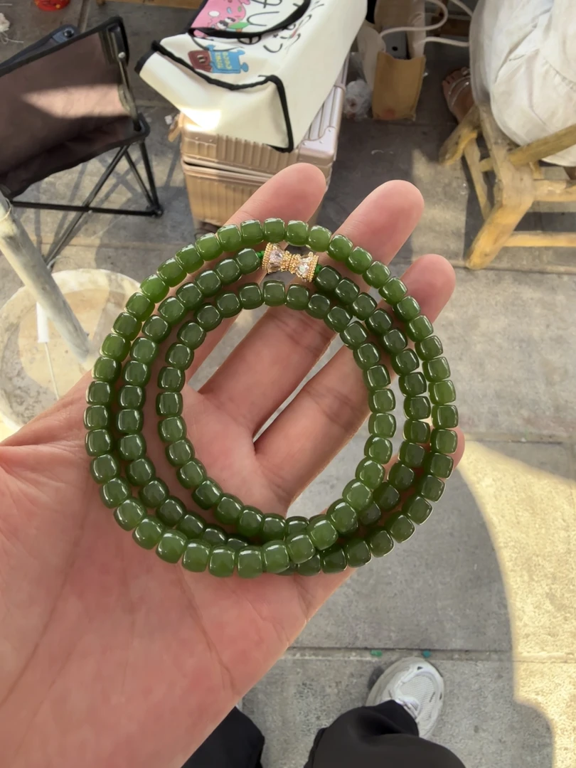 和田玉和田玉碧玉颈饰