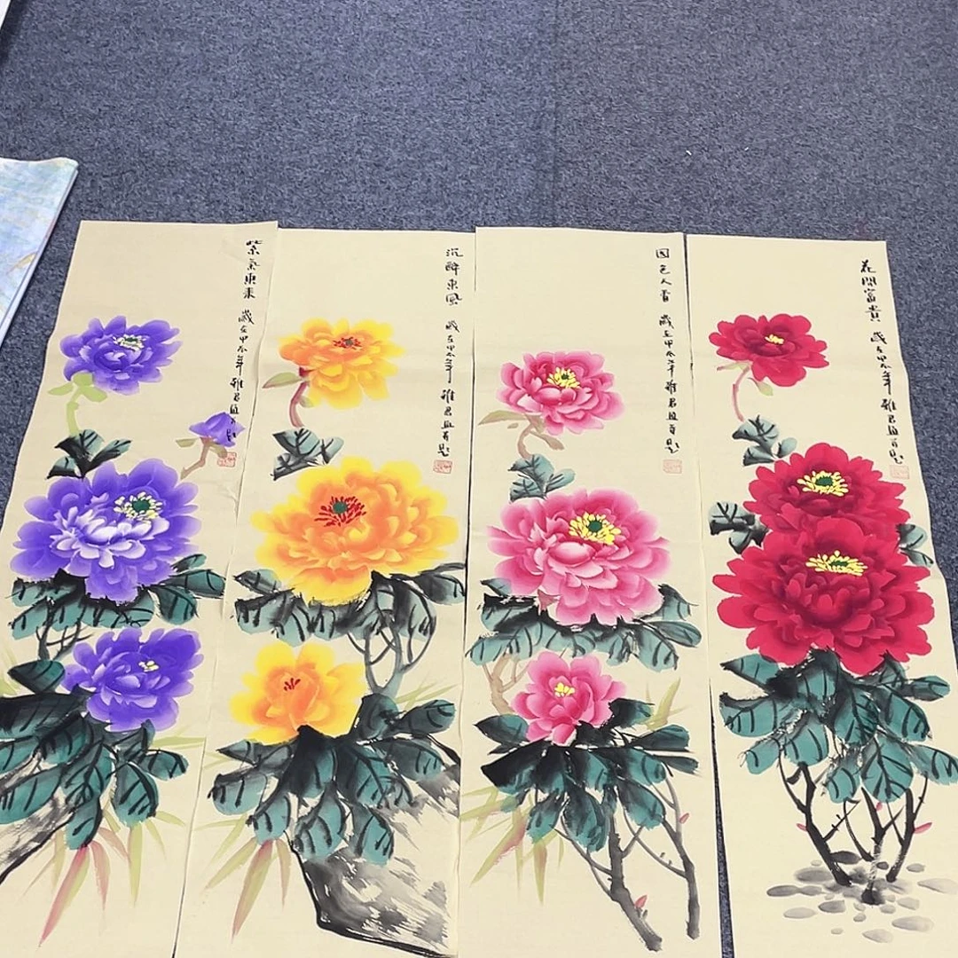 国画作品小姐姐放漏…