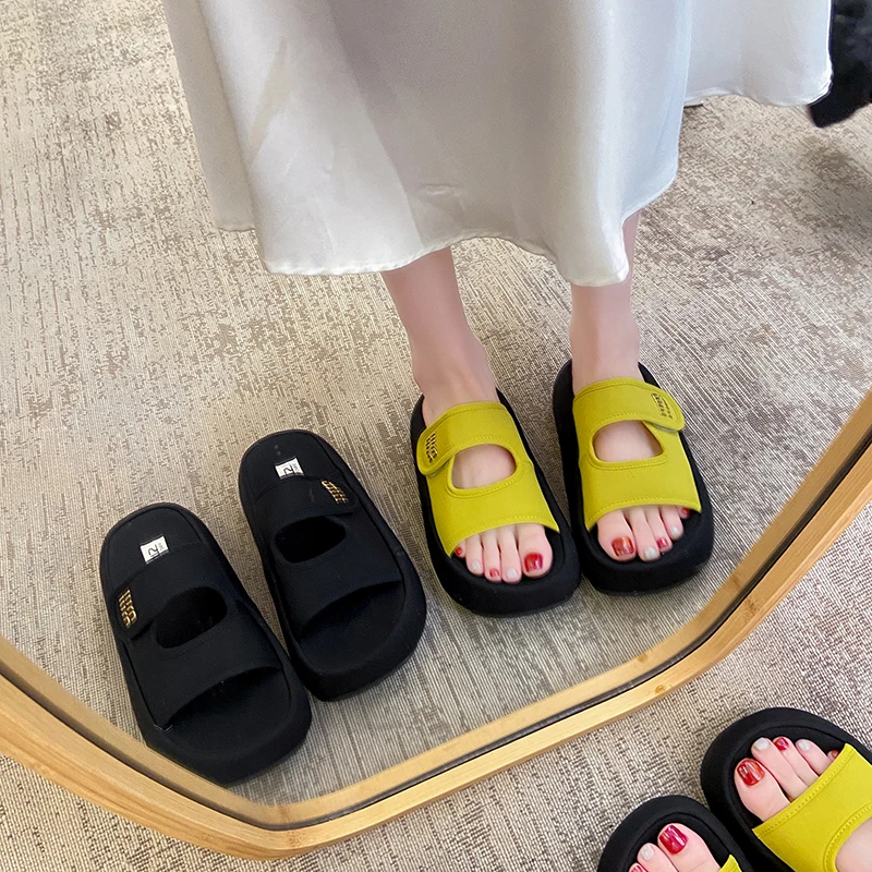 厚底增高5厘米拖鞋夏季新款百搭外穿轻便时尚休闲凉拖凉拖鞋网红