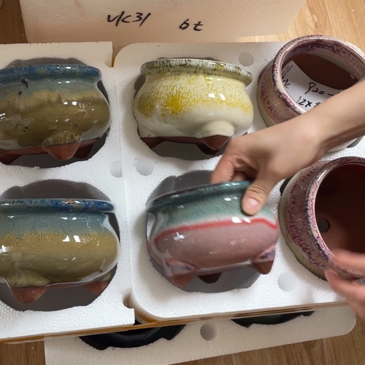 粗陶多肉花盆微瑕620