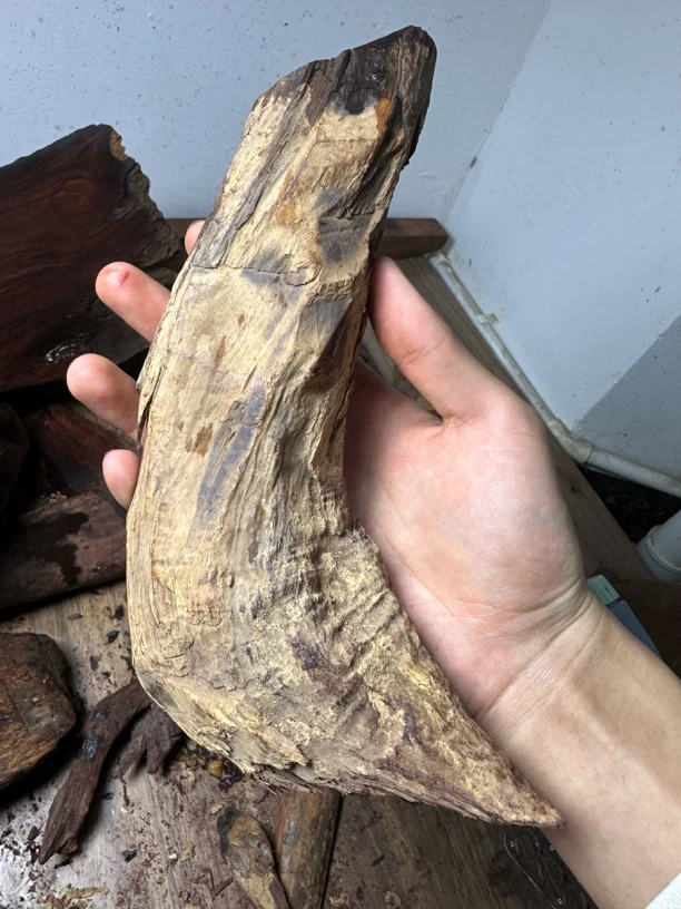 海南黄花梨紫油梨水波料