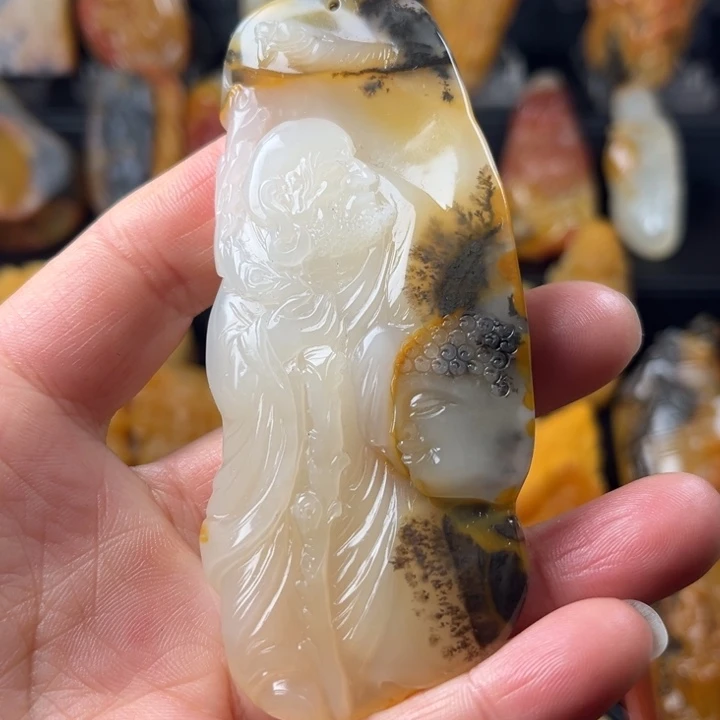 石英质玉（黄龙玉）未镶嵌手链