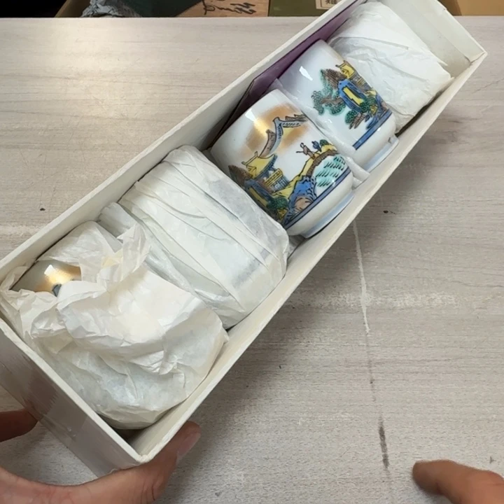 瓷片茶道具工艺品