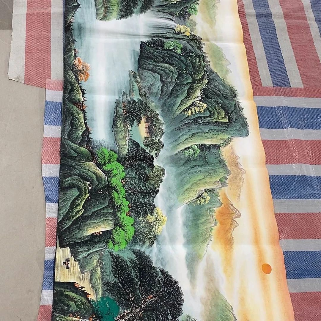 国画画画真的画画