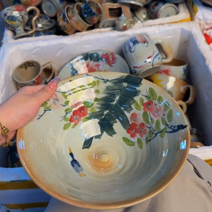 瓷片景德镇陶瓷手工手绘