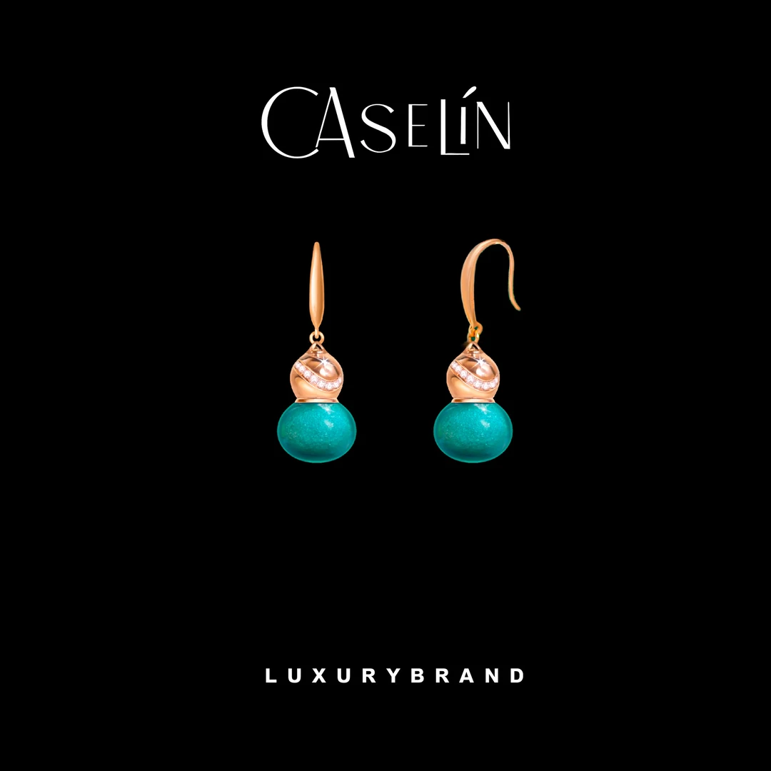 CZ英★【限量首发】KS设计师款葫芦耳环~8906