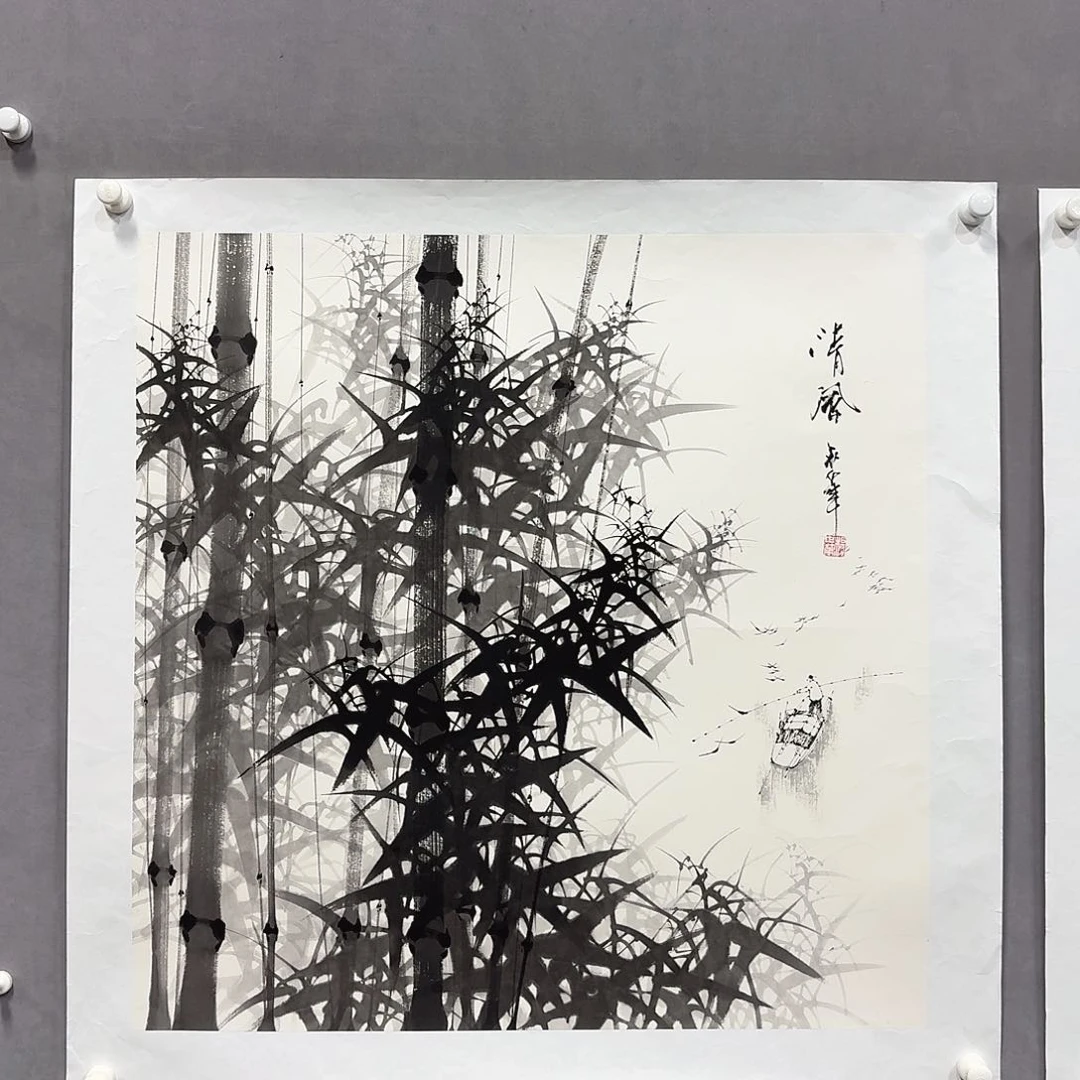 国画亲笔手绘放心去藏