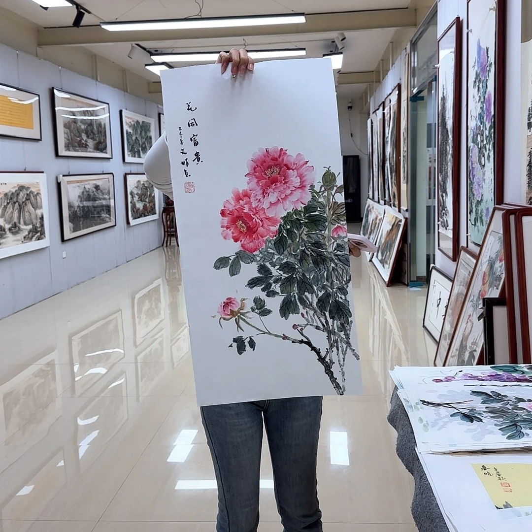 国画国画作品多次