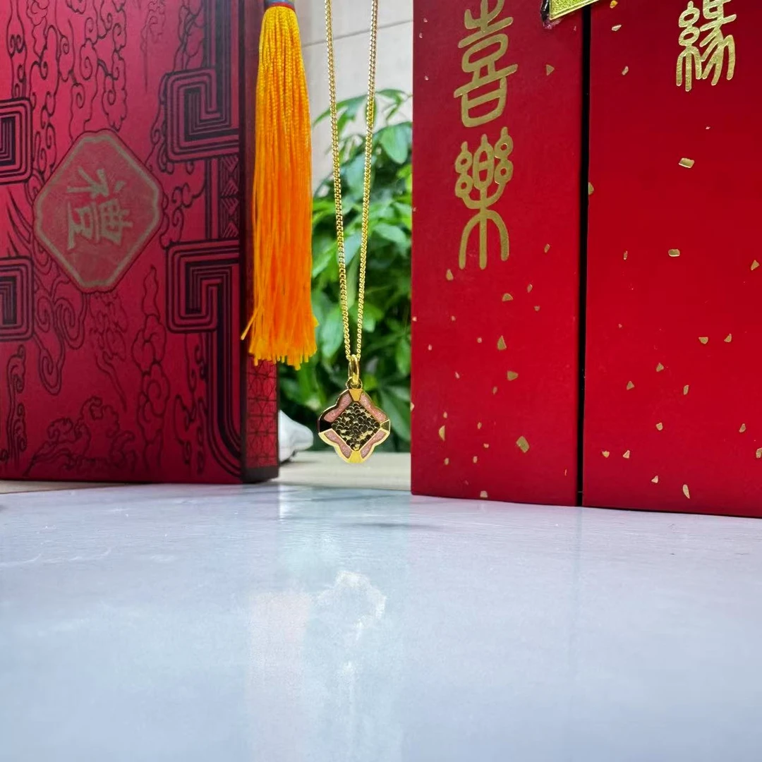 星星魔法结黄金挂坠转运珠路路通送礼