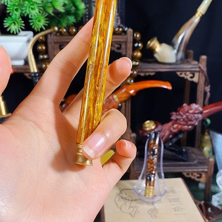 高端定制金丝楠烟嘴