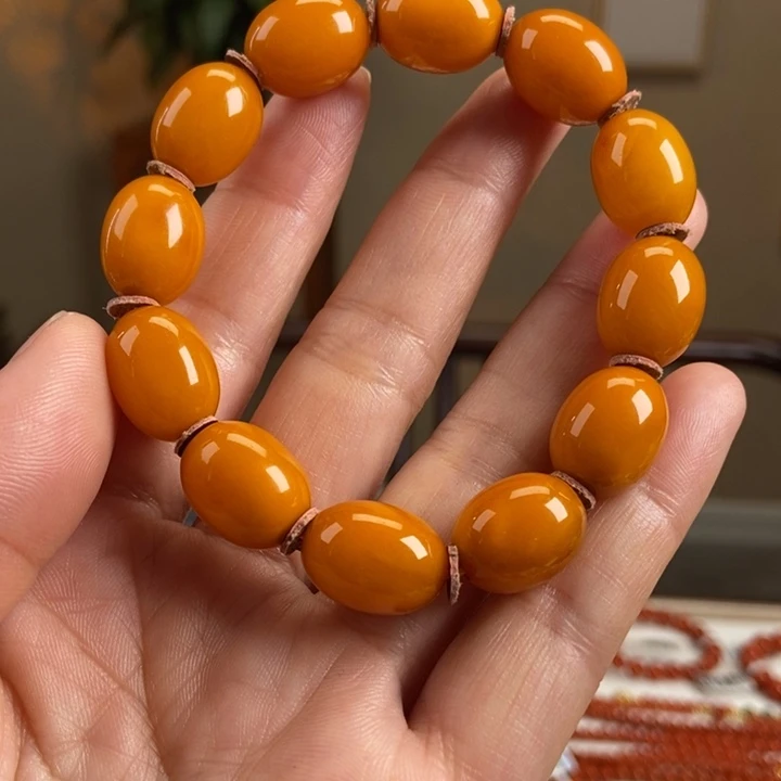 琥珀手链未镶嵌蜜蜡手串12