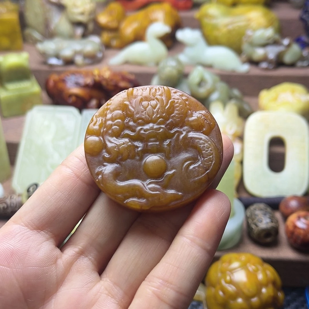 白玉菩提吊坠149。。