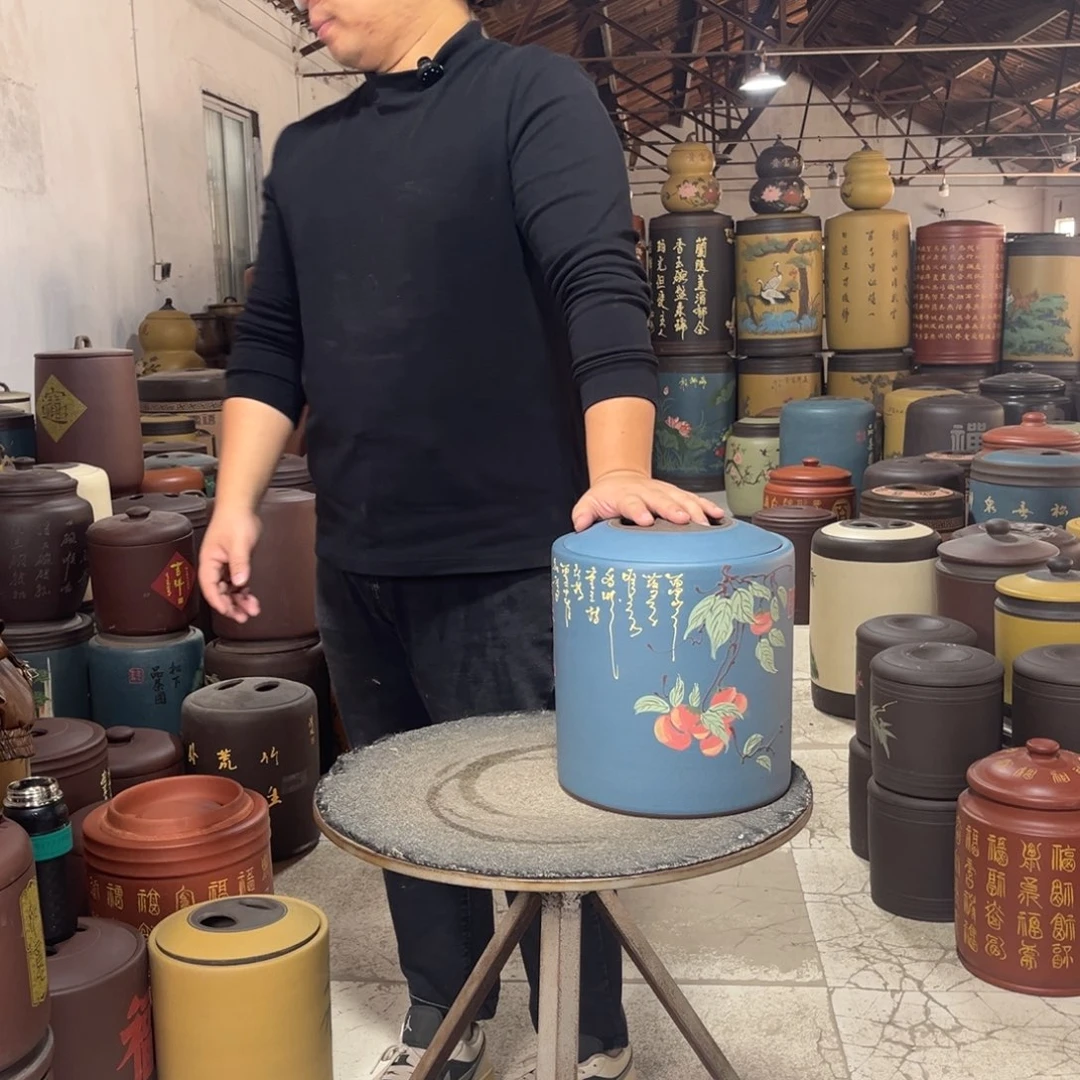 紫砂茶叶罐茶叶罐