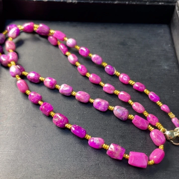 苏纪石（舒俱来）18K金镶嵌颈饰