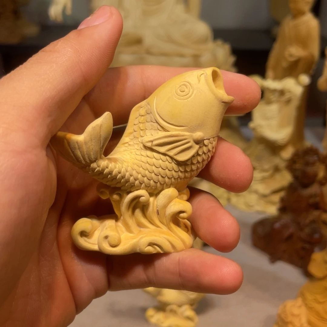 黄杨木小瑕疵金鱼