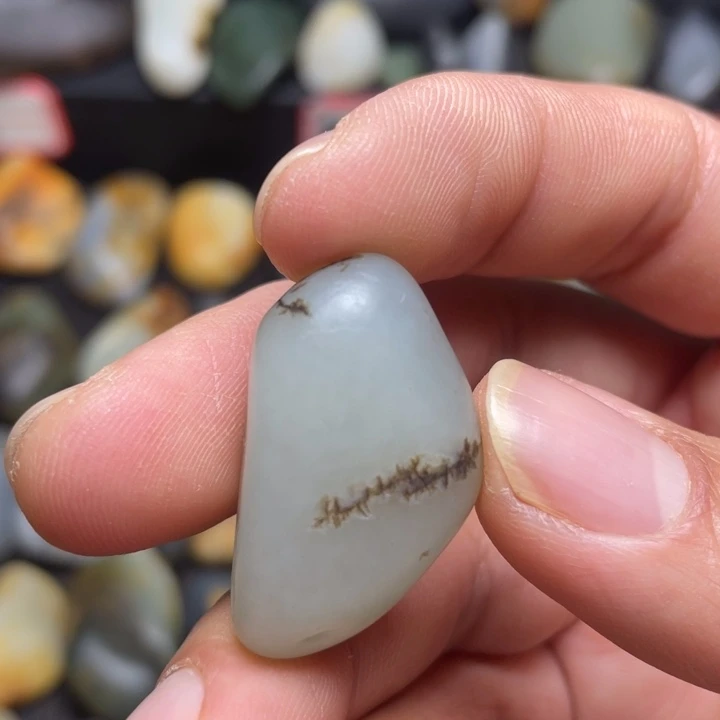 和田玉未镶嵌挂件4