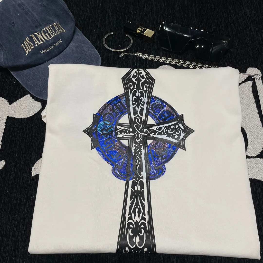 25春夏季新款潮流休闲T恤【523】大十字