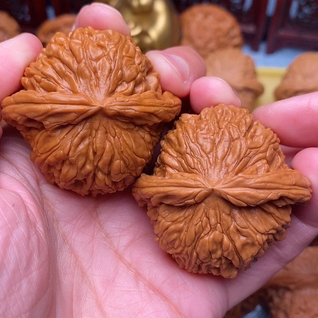 把件文玩核桃全品毕业肉球粗棱绝配白狮子的45尺