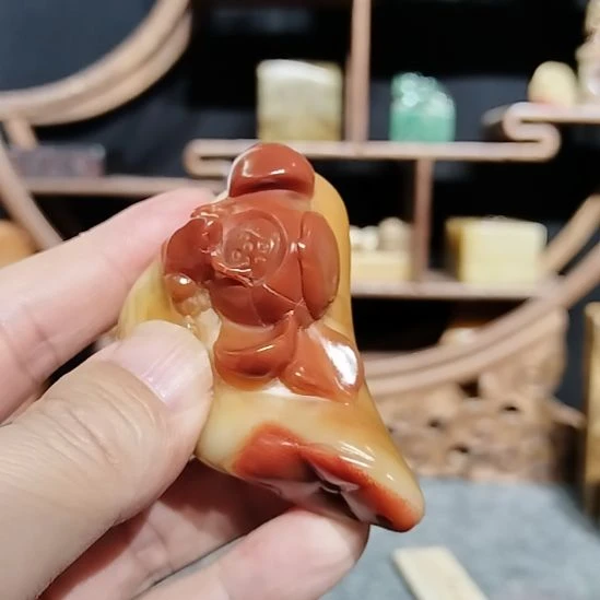 寿山石印石寿山石山山水水