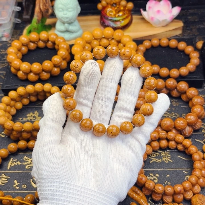 桃核手串开*果12尺寸桃核