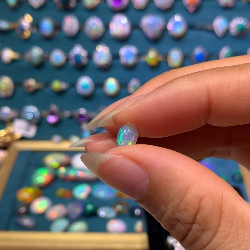 【闪购商品】欧泊银S925镶嵌裸石镶嵌不退换祁*