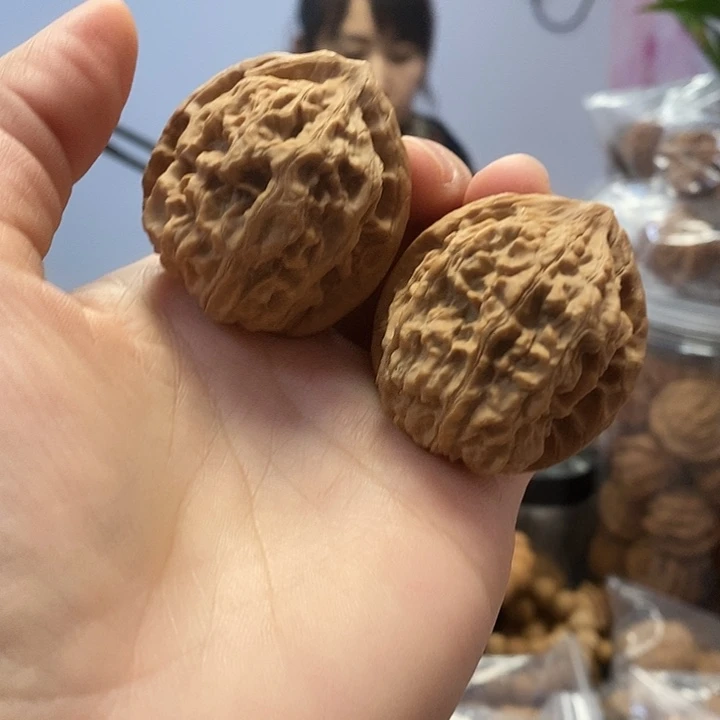 把件文玩核桃41红锦鲤