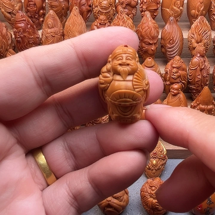 橄榄核吊坠20财神爷