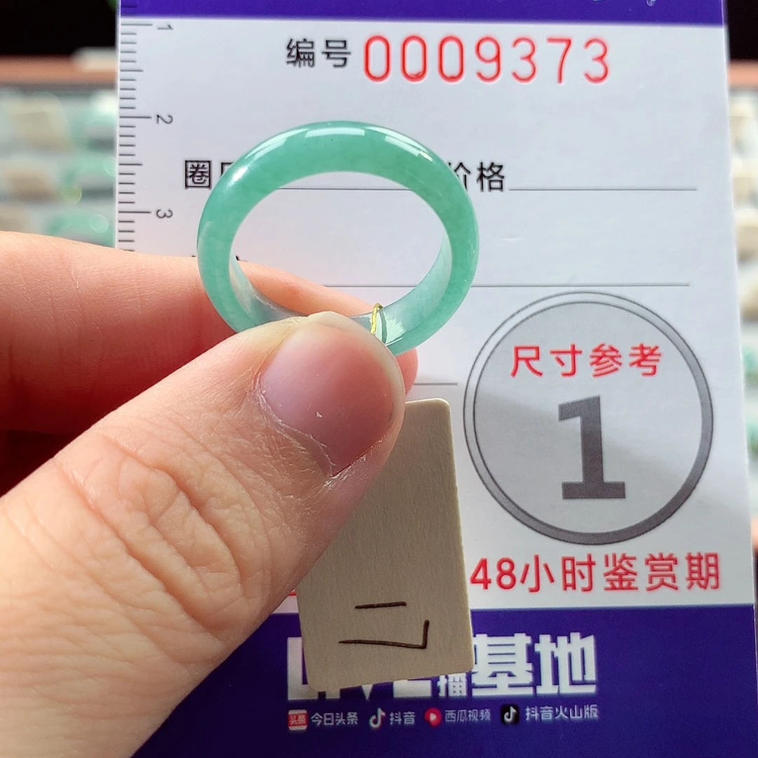 翡翠戒指未镶嵌17号