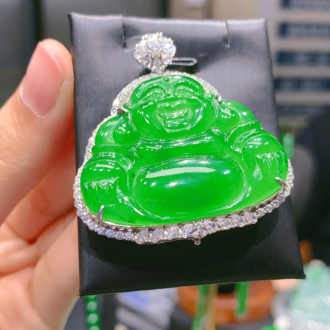 翡翠颈饰银S925镶嵌6甄选qj