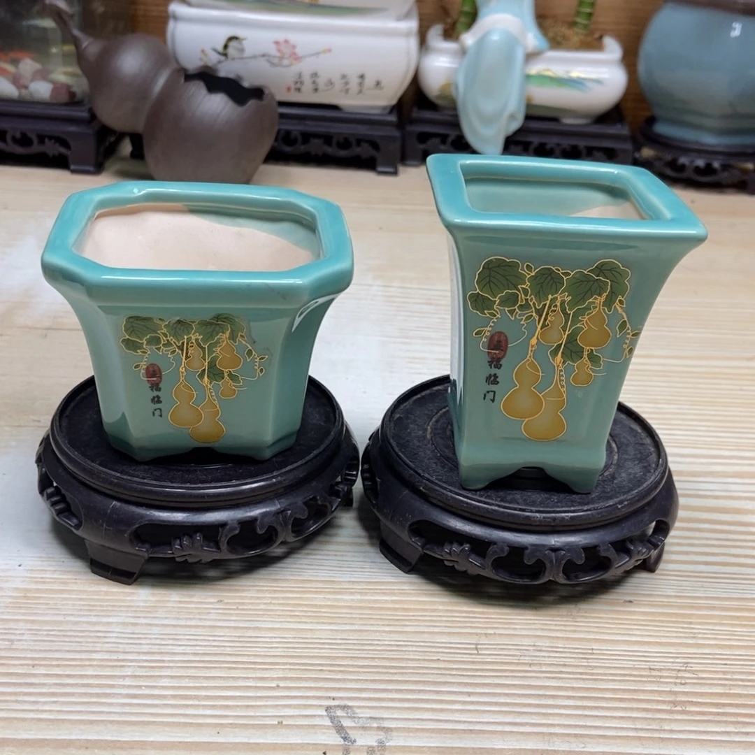瓷片陶瓷花盆陶瓷艺术