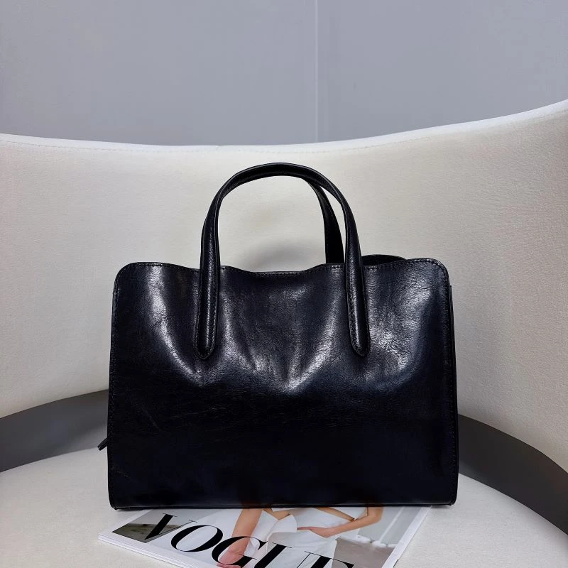 【米兰托特】树膏头层牛皮大气简约女包#1026