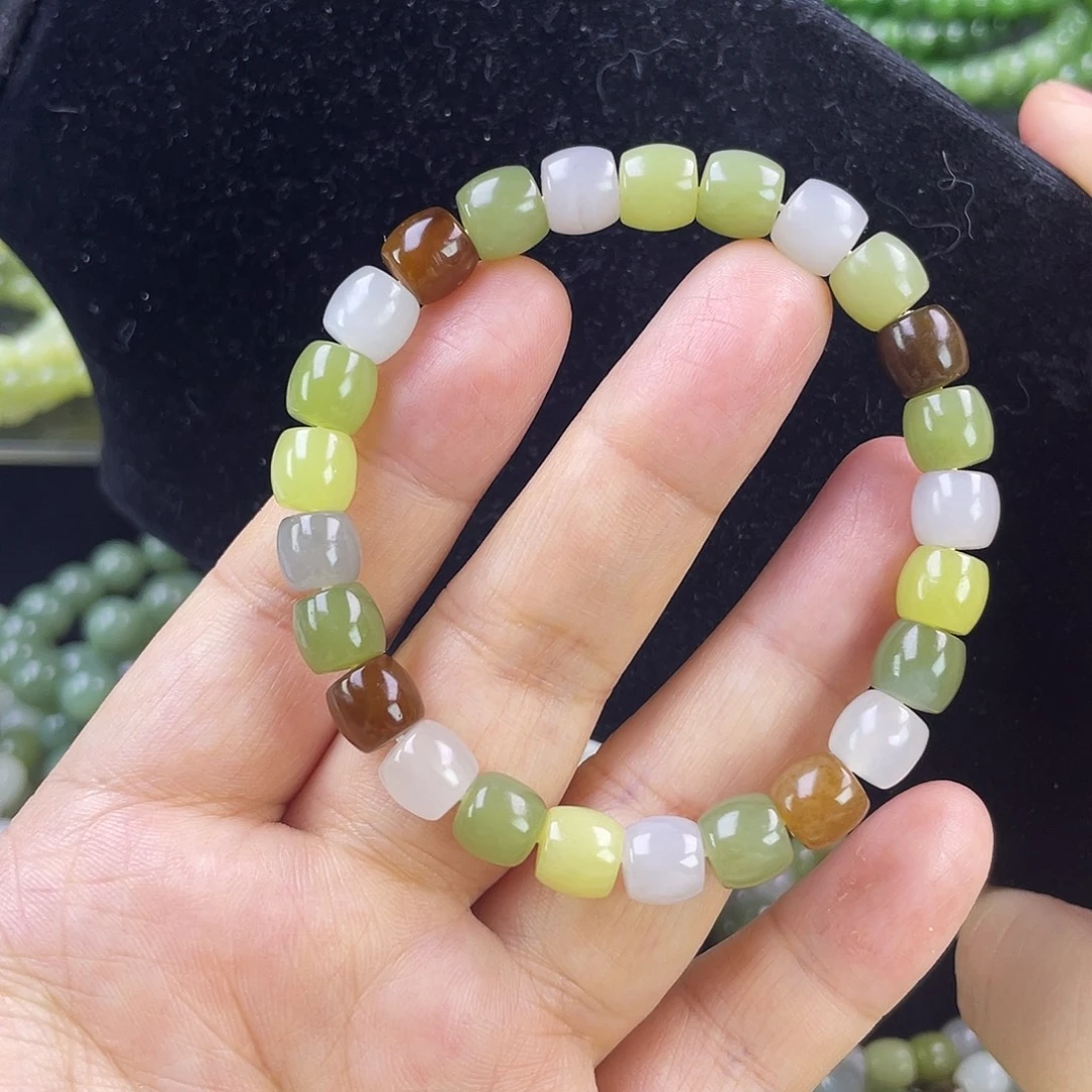 和田玉未镶嵌手链