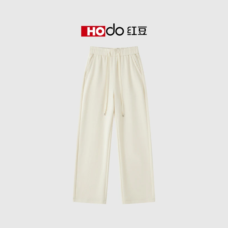 【敏敏专属】红豆 2025春夏新款休闲抽绳直筒女裤HPB71K04490