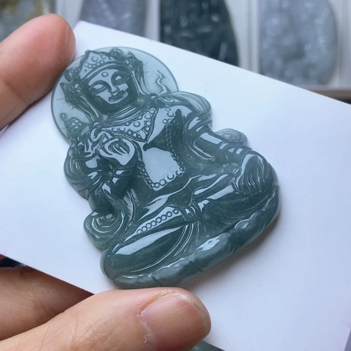 翡翠未镶嵌挂件翡翠