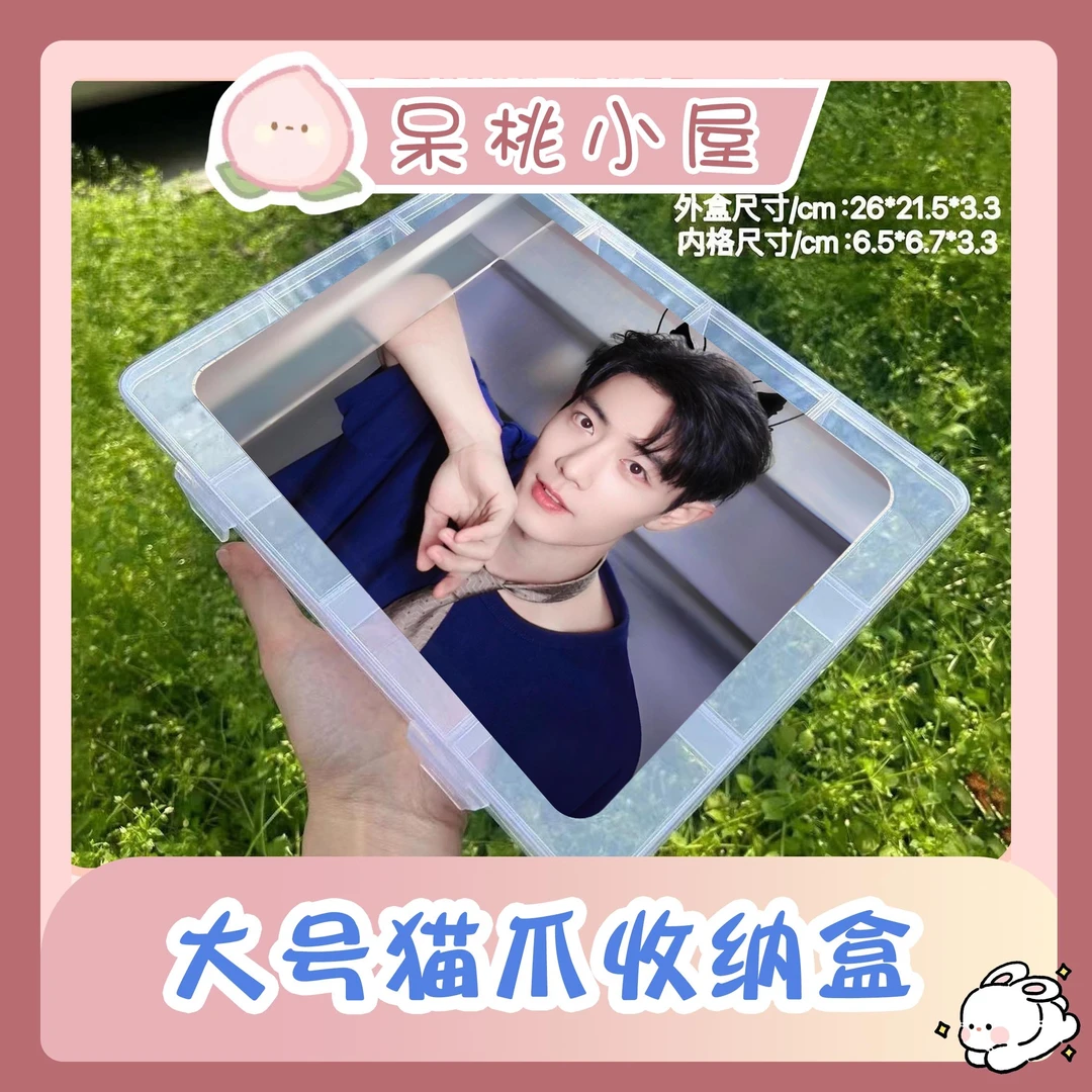 预售【大号猫爪收纳盒】肖战猫爪收纳盒定制手工周边