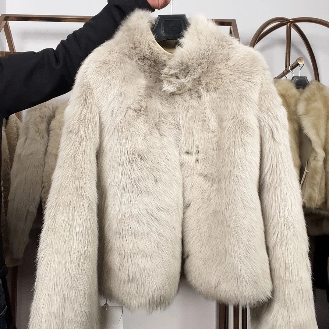 托斯卡纳立领杏子灰S