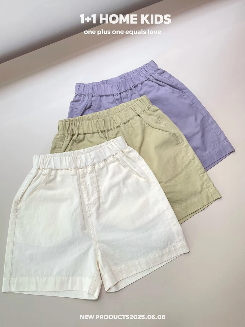 6/15【夏日气泡水】设计师款 奶萌清爽糖果色短裤儿童纯棉夏季短裤