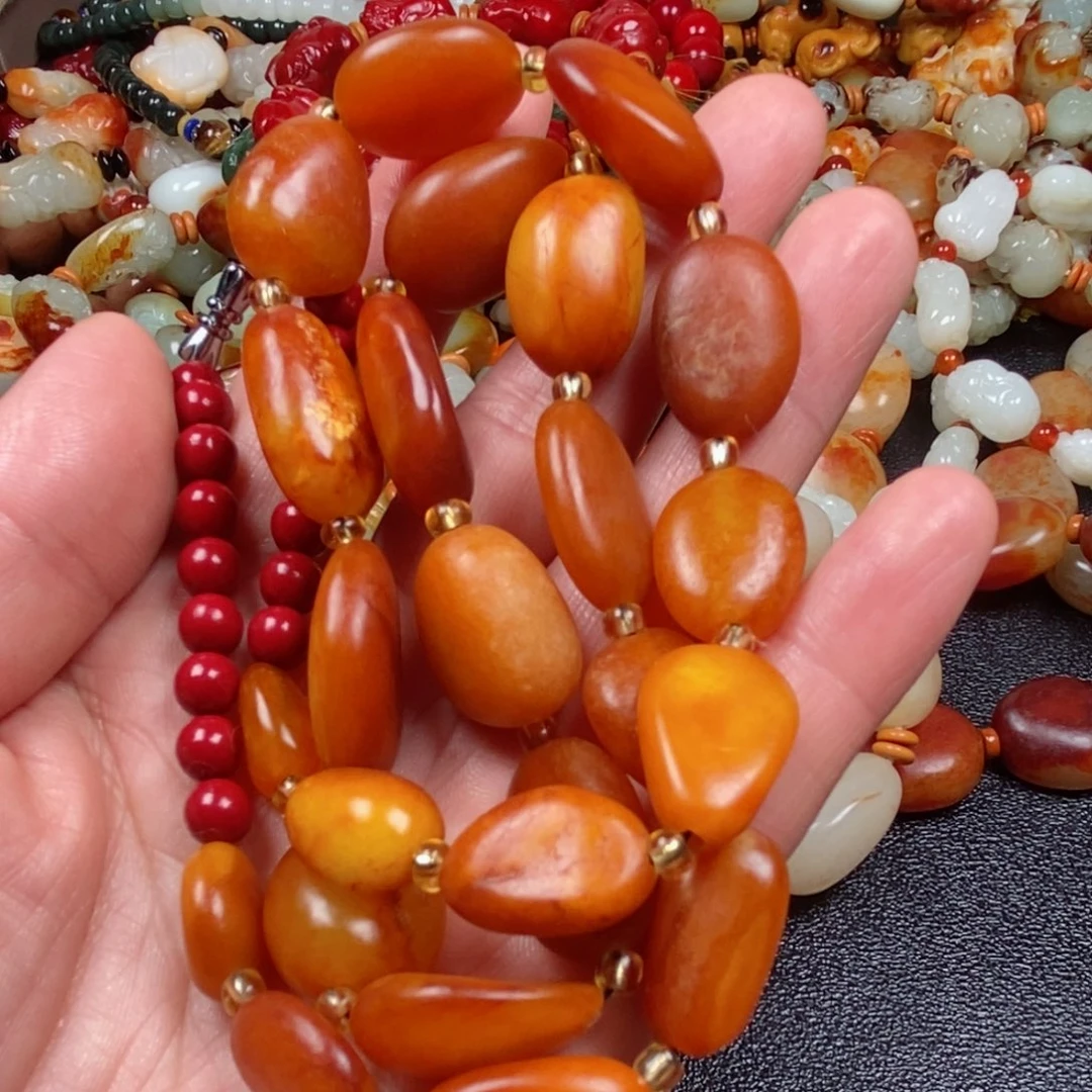 和田玉颈饰未镶嵌