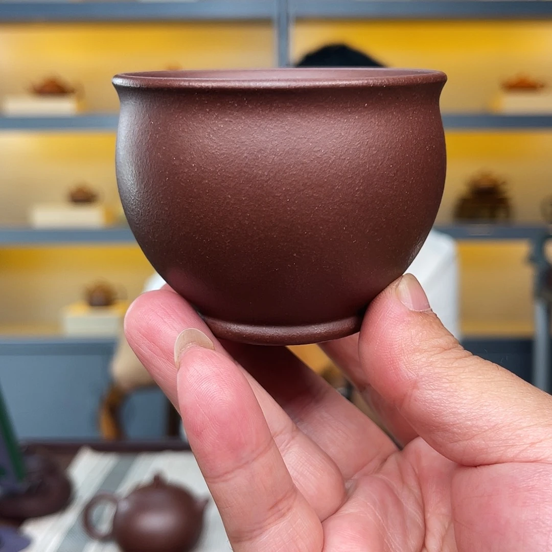 茶壶紫砂紫泥小缸杯