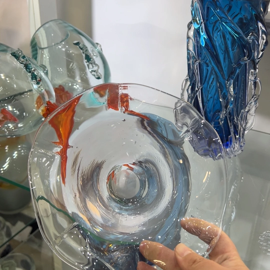 幻彩琉璃花瓶花器21微瑕