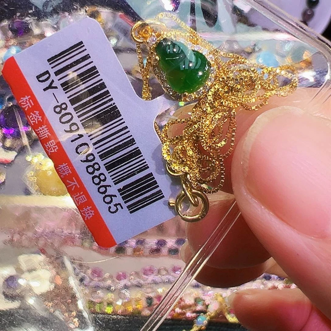 银S925镶嵌戒指翡翠