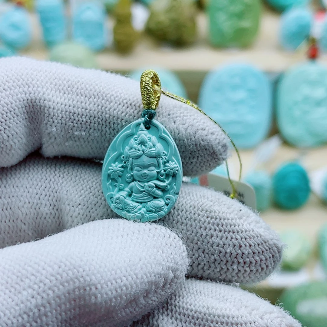 绿松石未镶嵌珠宝奇石